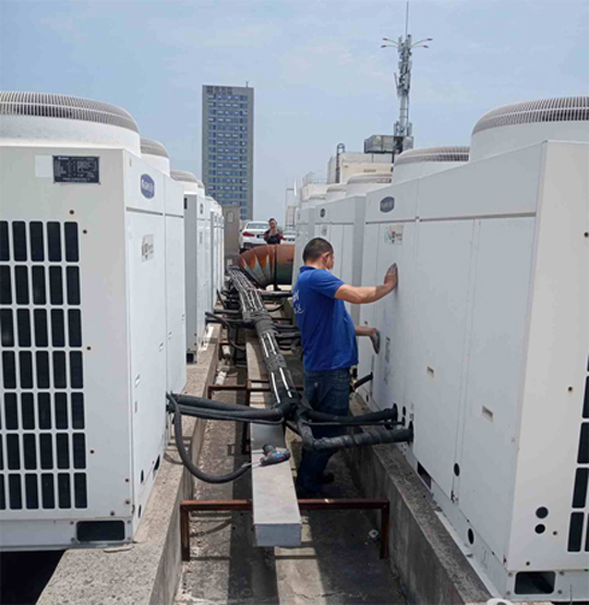 赵县中央空调制热和不制冷系统维修方法